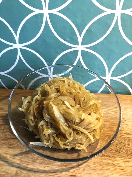 Compotée d'oignons
