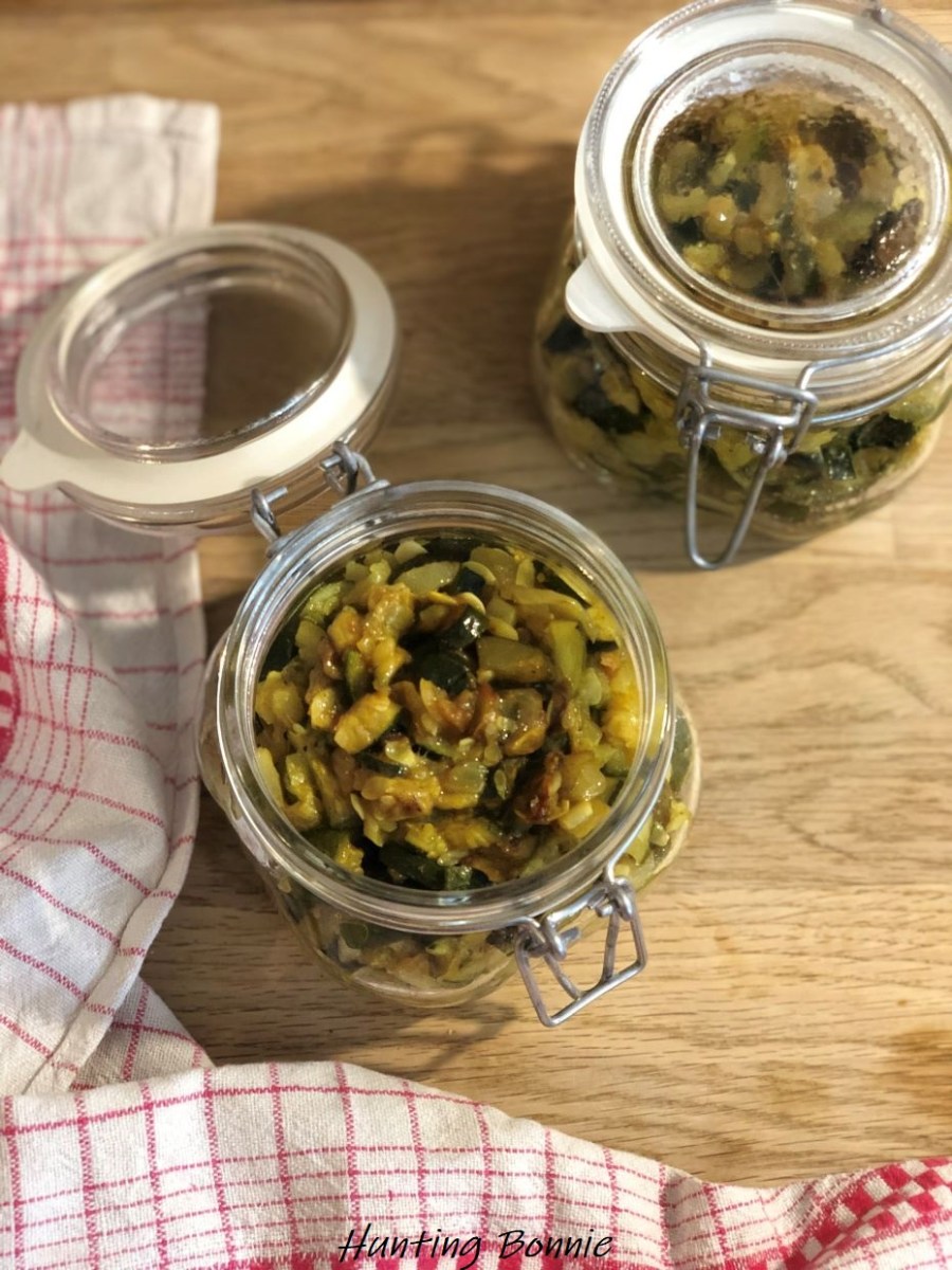 COURGETTES RÔTIES AU CURRY EN BOCAUX (ou pas !)