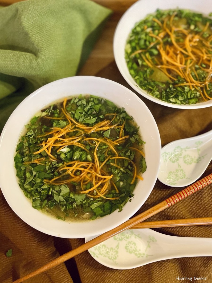 BOUILLON ASIATIQUE aux légumes