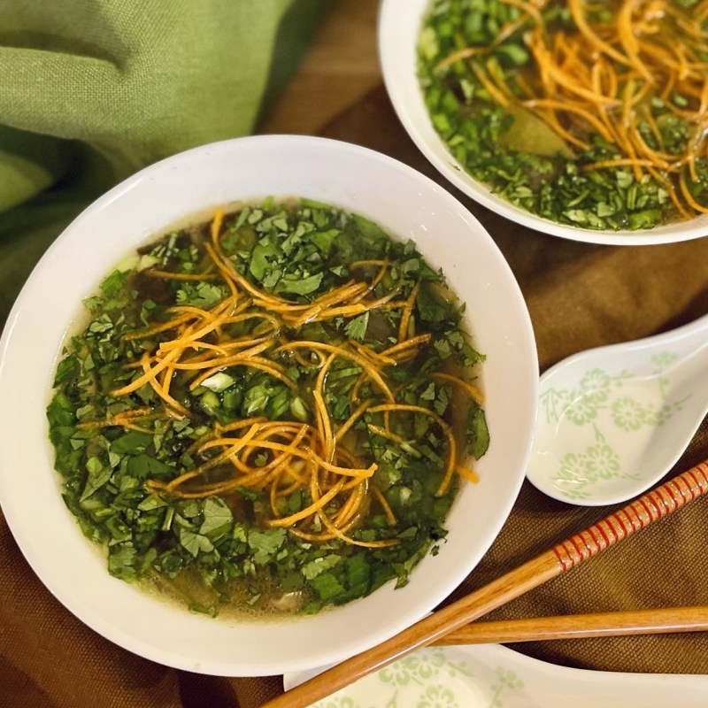 BOUILLON ASIATIQUE aux légumes