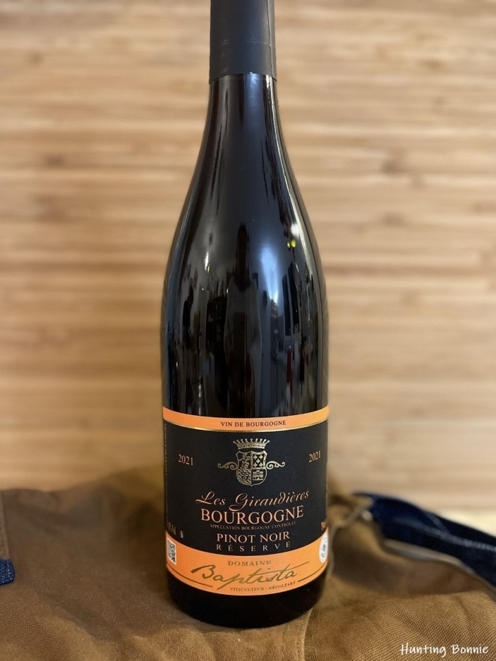 Bourgogne Pinot noir réserve - Domaine Baptista