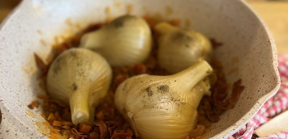 Service Fenouils Braisés au chorizo