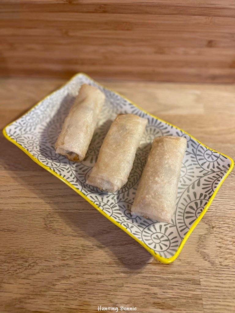 Nems après la première cuisson