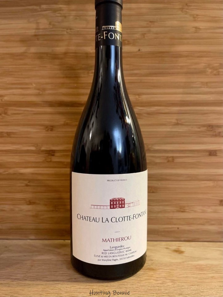 Vin rouge Mathierou_Château la Clotte-Fontane