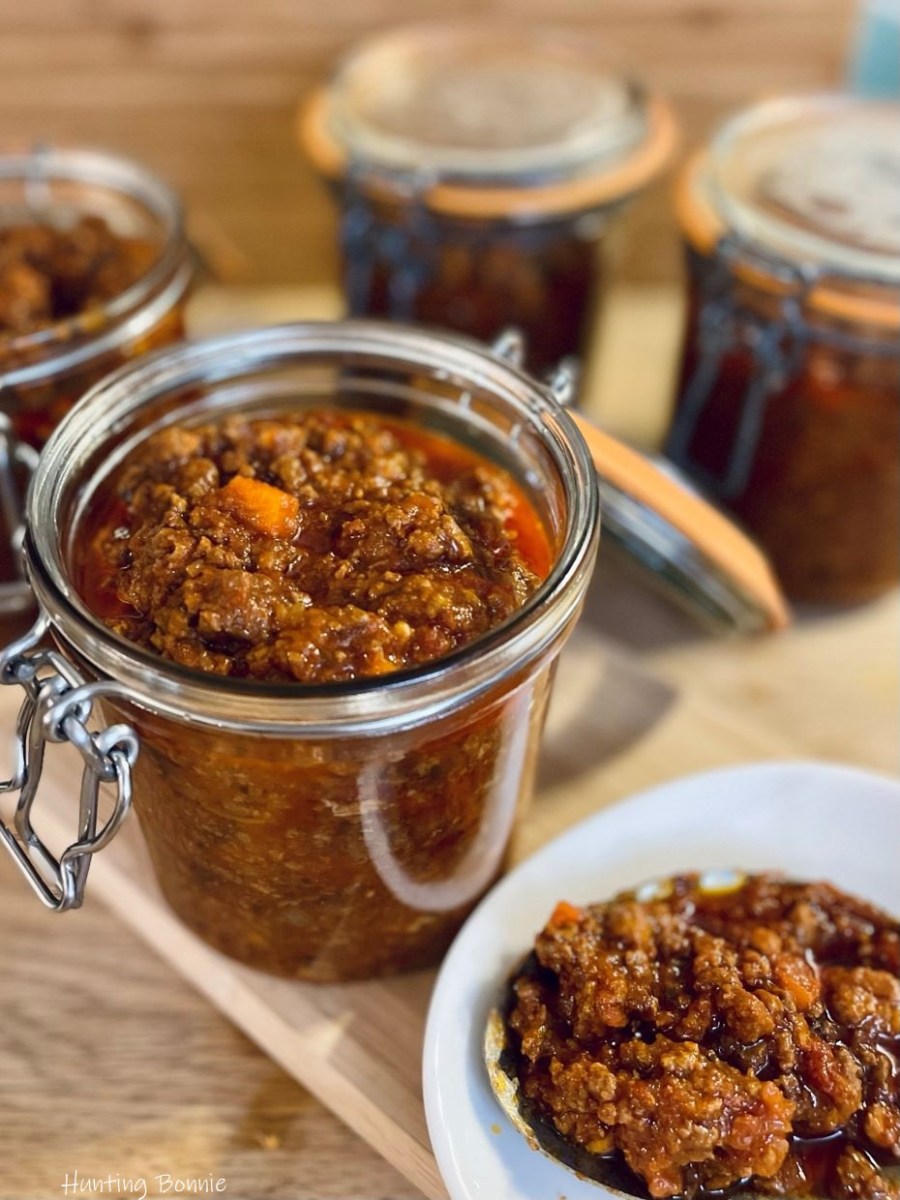 SAUCE BOLOGNAISE FACILE en bocaux (ou pas)