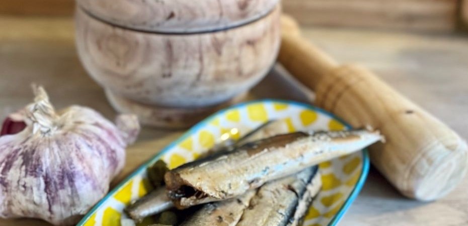 Ingrédients pour l'Anchoïade provençale traditionnelle