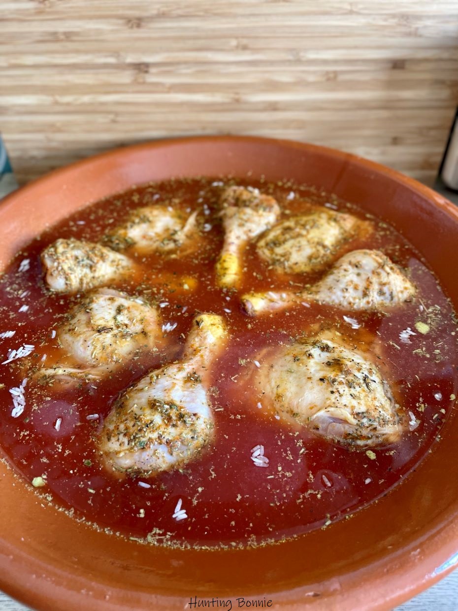 POULET RÔTI SUR RIZ À LA PROVENÇALE : Cuisson tout au four ! – Hunting ...