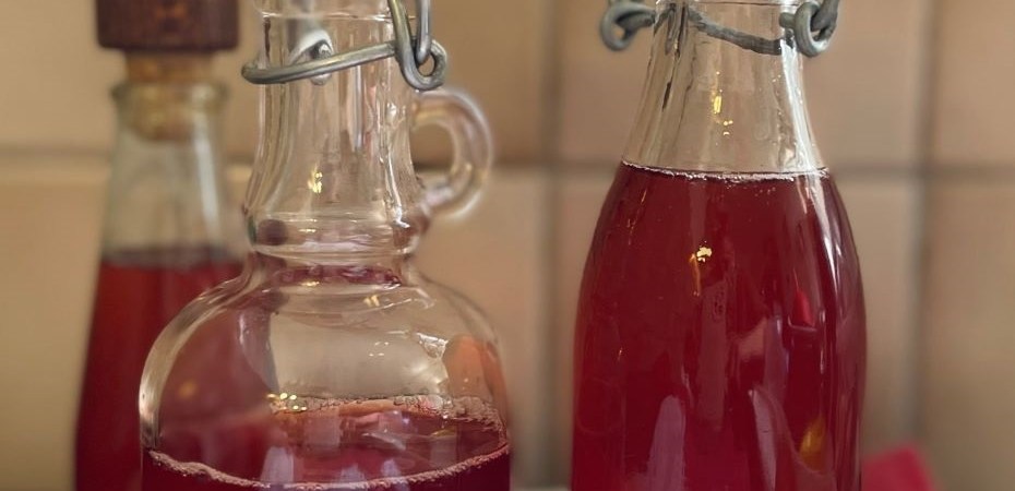 Sirop de calices de fraises