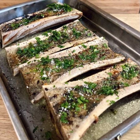 Os à moelle au four