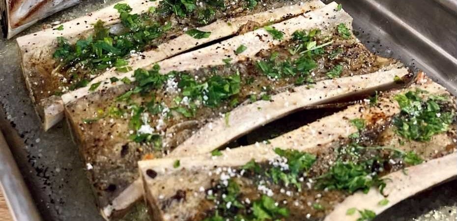 Os à moelle au four