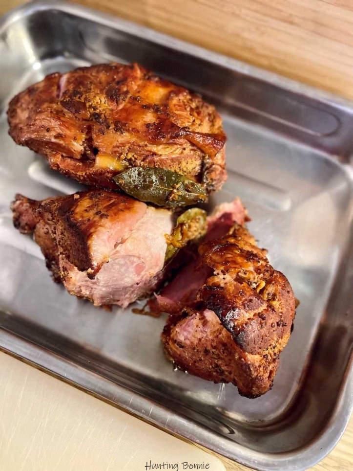 Palette de porc cuite