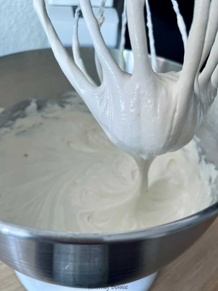 Préparation de la mousse