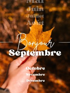 Septembre, qu'est ce qu'on mange