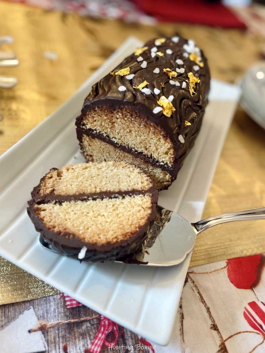 BÛCHE de NOËL Express : Quatre quarts et Chocolat Tonka