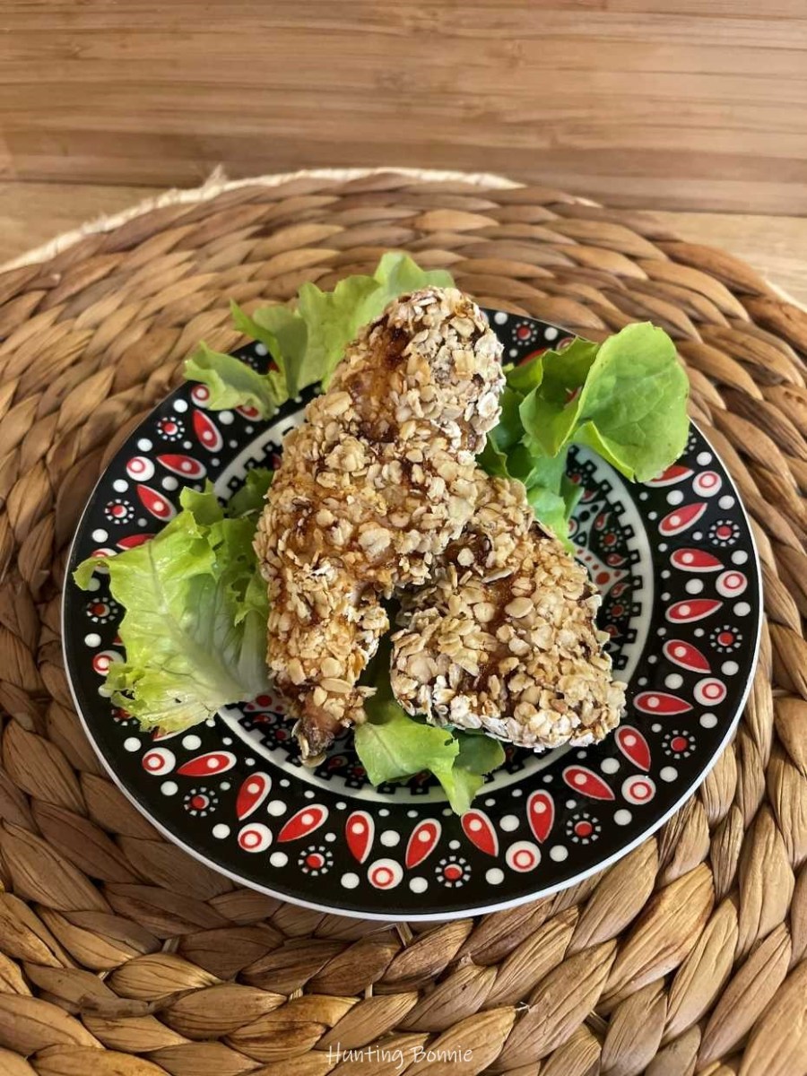 TENDERS de POULET aux flocons d&rsquo;avoine, au four