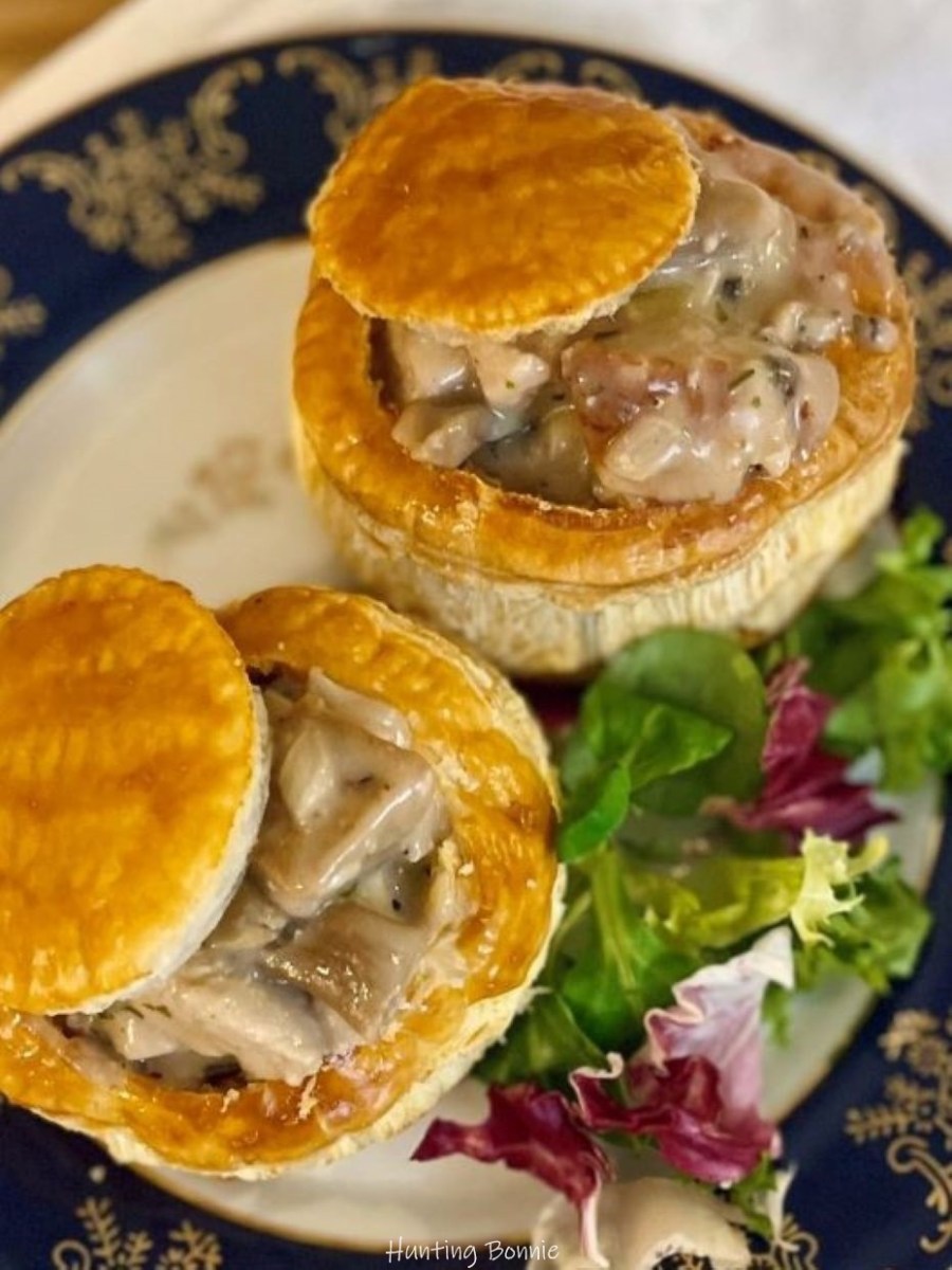 Bouchées à la Reine : champignons et boudin blanc