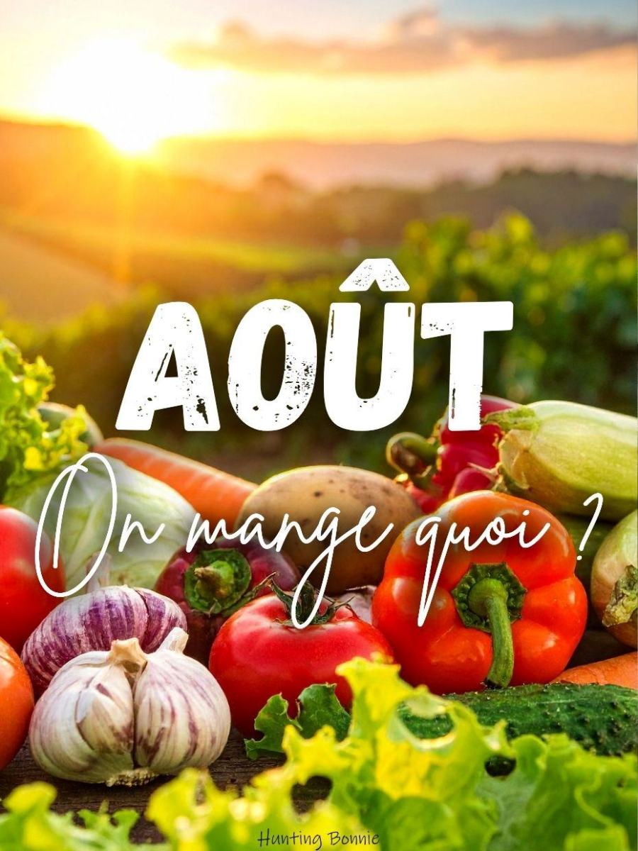 AOÛT, On mange quoi ? C&rsquo;est de saison !