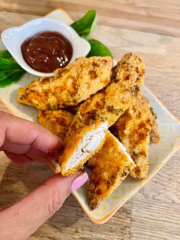 Découpe des Tenders de Poulet