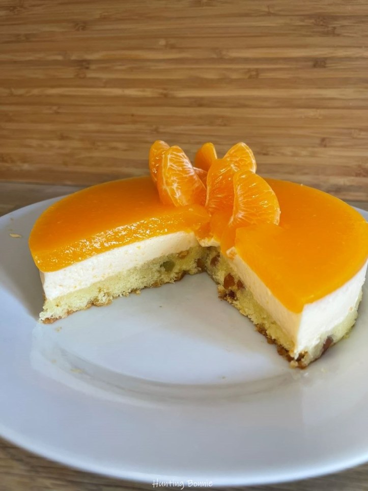 Découpe de l'Entremets à la Clémentine