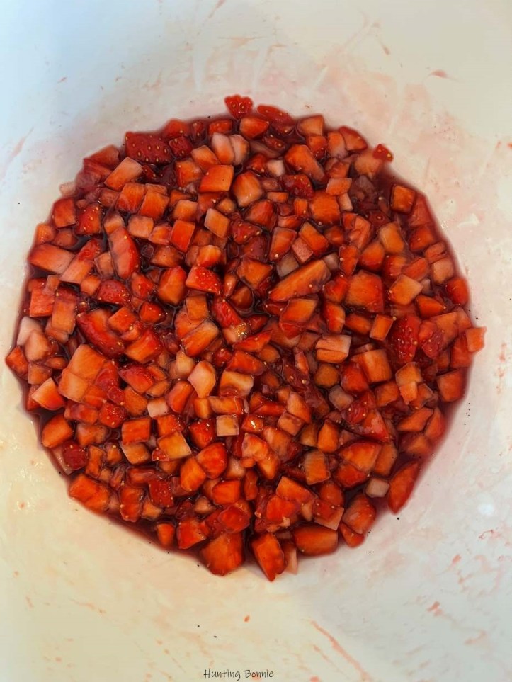Macération de la Soupe de Fraises au Vin rouge et Épices