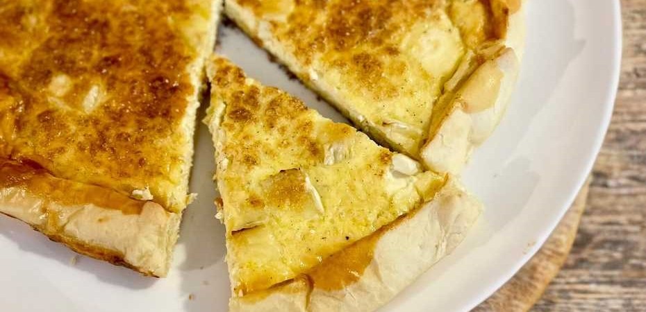 Quiche à la faisselle et brie de Meaux