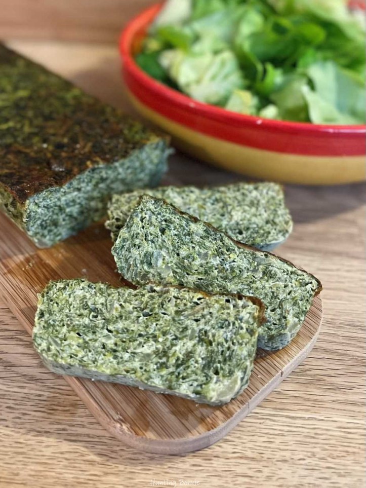 Terrine d'épinards à la faisselle