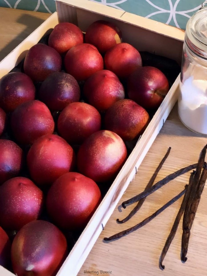 Nectarines et Vanille