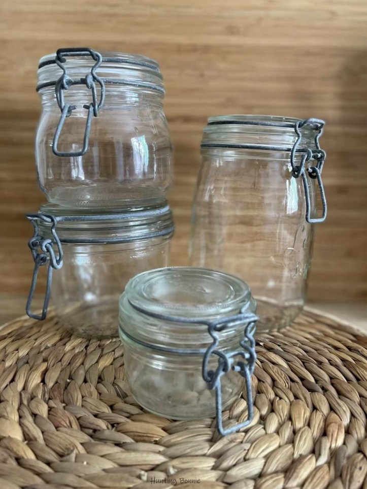 Bocaux et Terrines à fermeture métallique type LeParfait ou LePratique