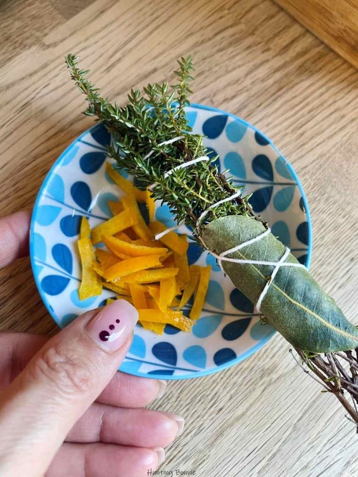 Ecorce d'orange Thym et Laurier