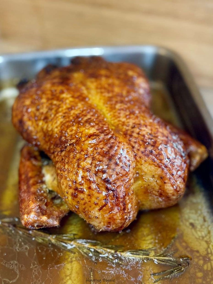 Canette au miel et romarin