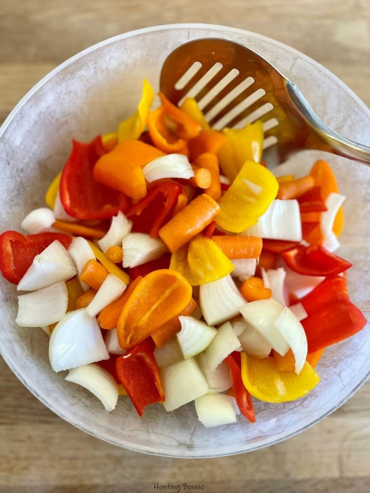 Découpe des légumes 