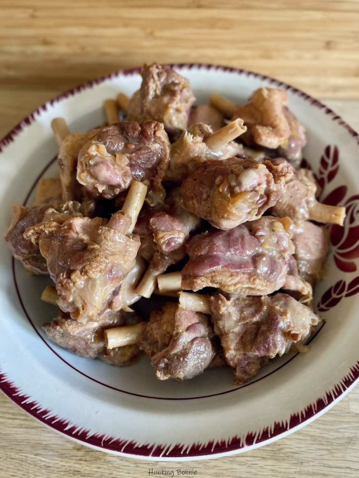 Manchons de canard confits 