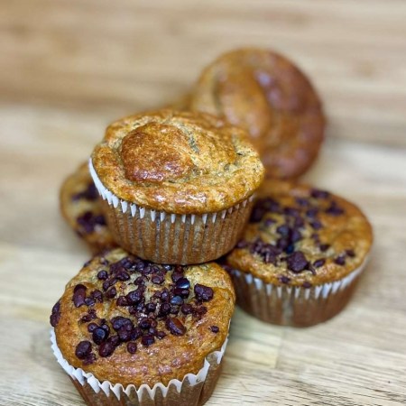 Muffins à la Banane et pépites de Chocolat