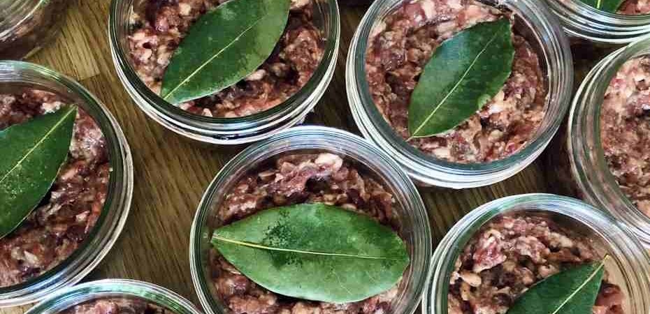 Préparation des Pâté de campagne en bocaux