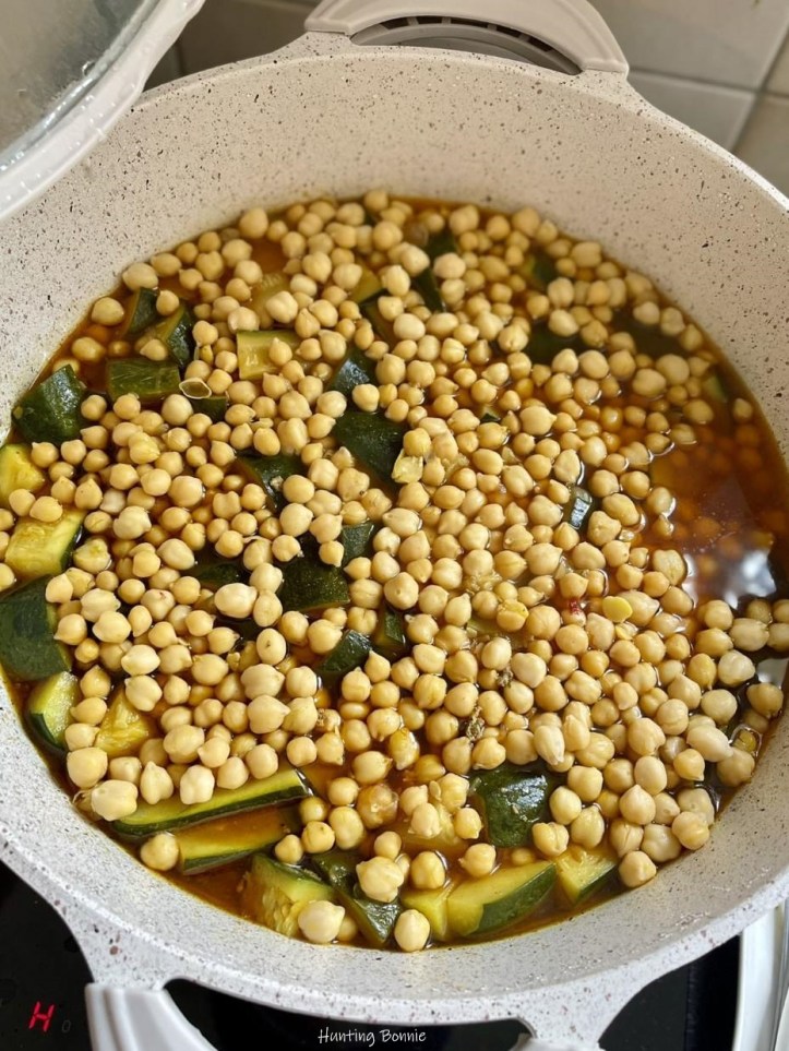 Ajout des légumes tendres