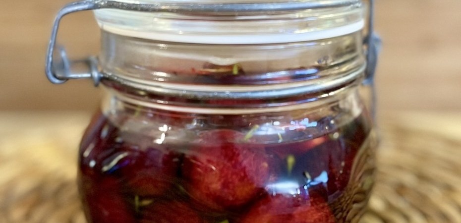 Cerises à l'eau-de-vie maison