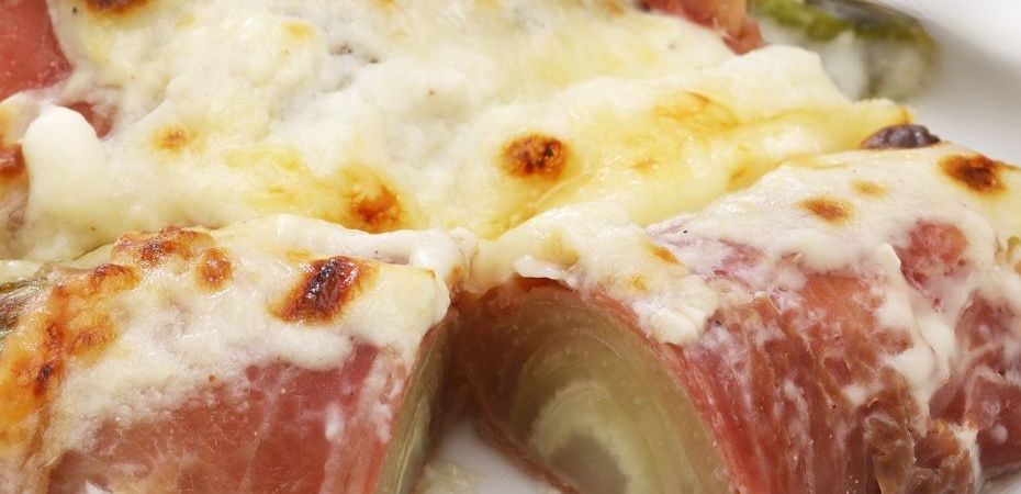 Endives au jambon gratinées