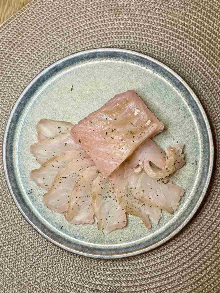 Gravlax de Cabillaud