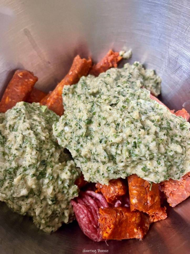 Préparation des keftas boeuf et merguez