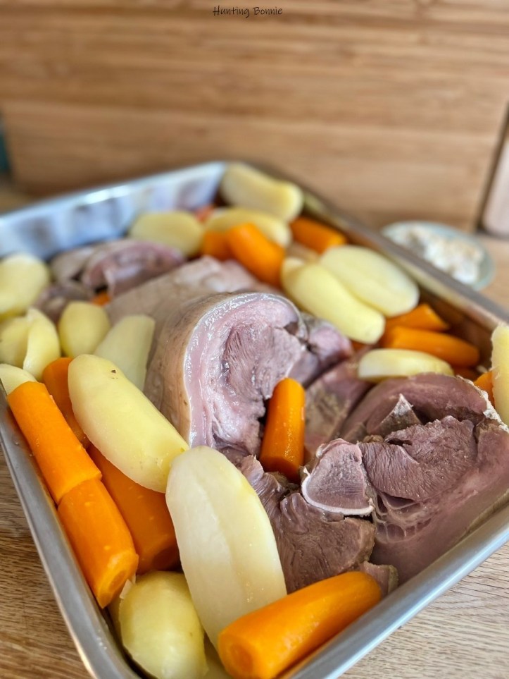 Tête de veau et garniture