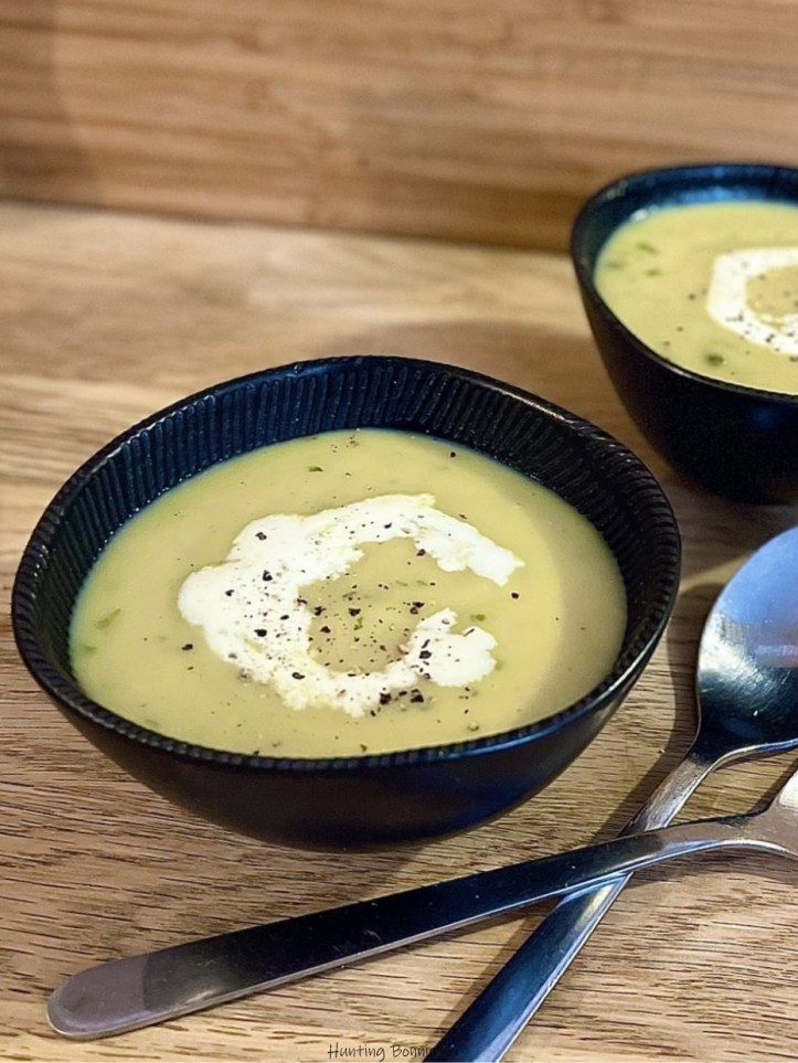 Velouté de poireaux et pommes de terre