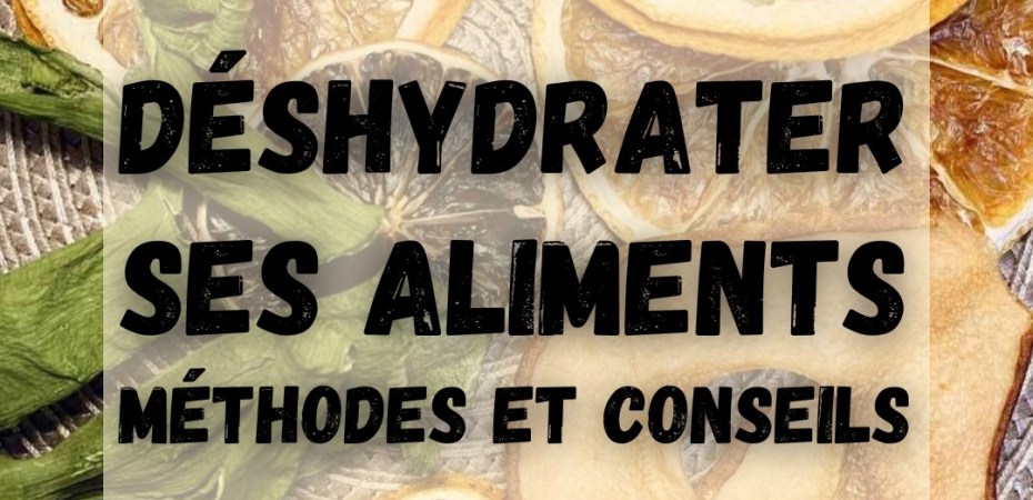 Déshydrater ses aliments méthodes et conseils