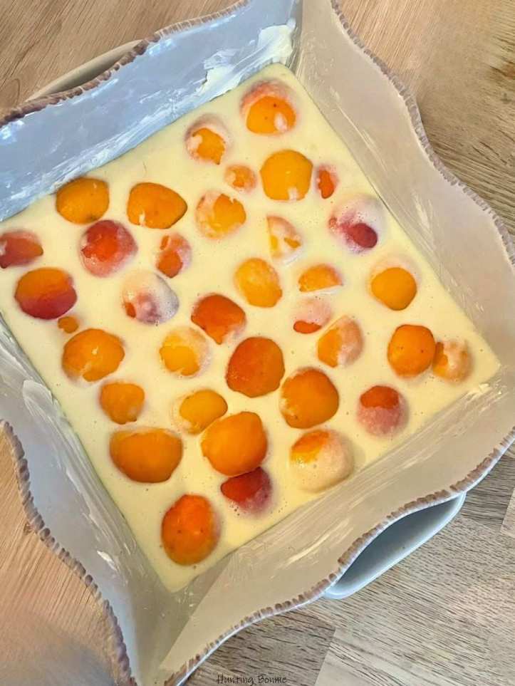 Préparation du clafoutis aux Abricots
