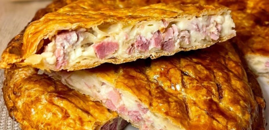 Tourte au Jambon, Oignons et Fromage