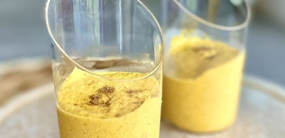 Crème de carottes rôties au cumin, miel et sésame