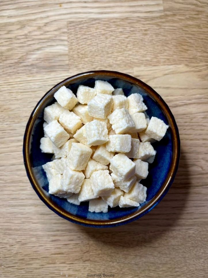 Dés de coco au lait de coco concentré