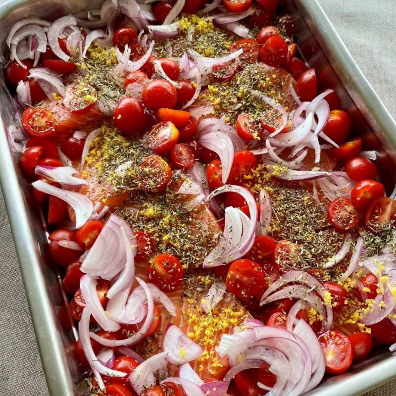 Saumon à la provençale