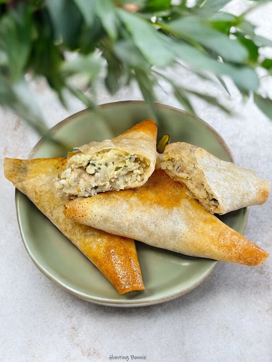 Bricks au thon et pommes de terre