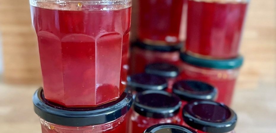 Confiture de pastèque rouge à l’orange et à la vanille