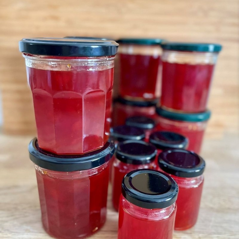 Confiture de pastèque rouge à l’orange et à la vanille